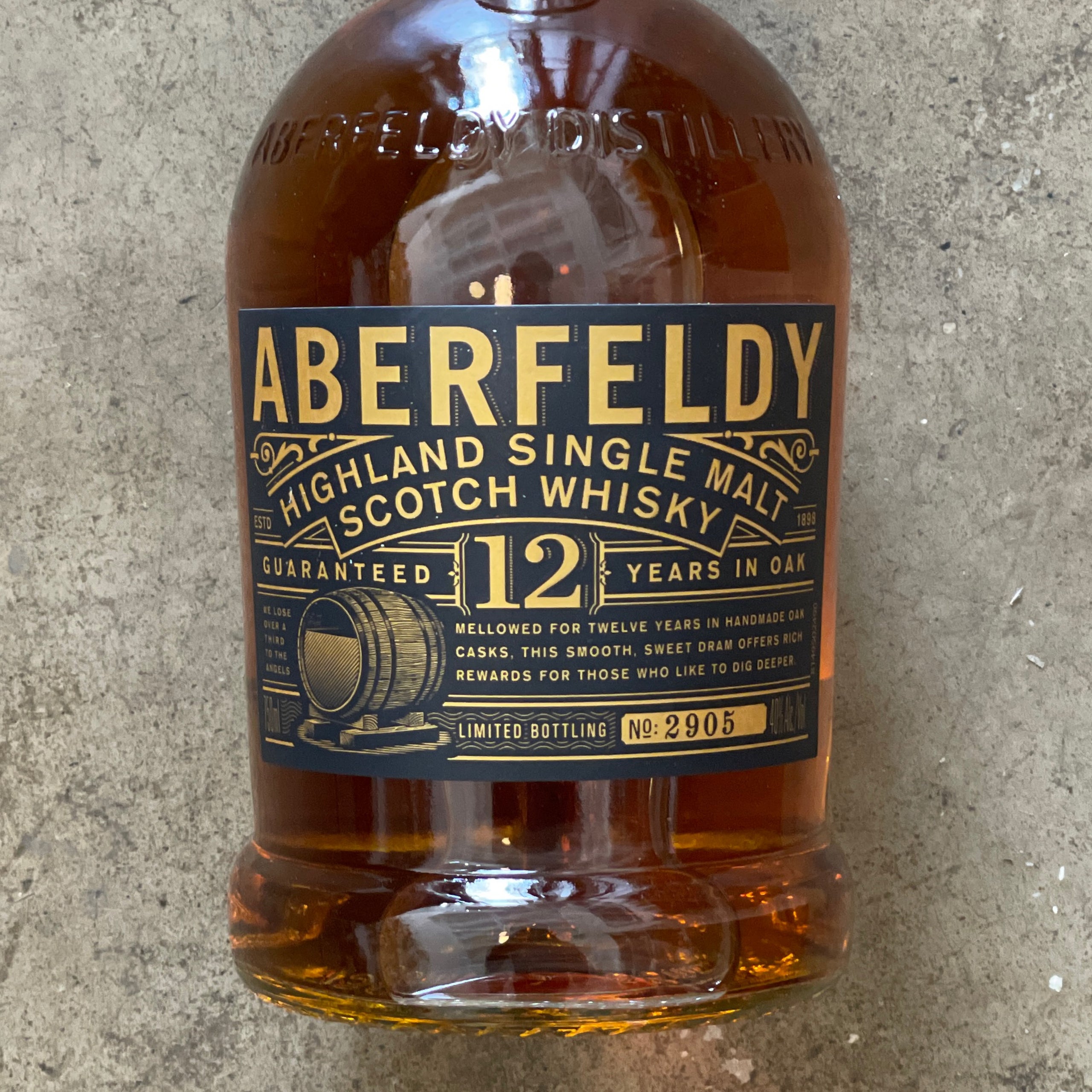 Aberfeldy, 12 Years Highlands Single Malt Scotch Whisky